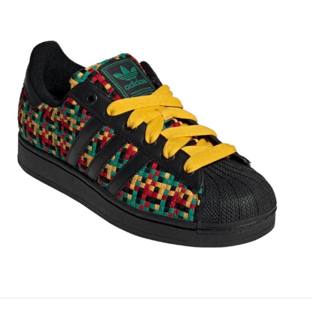 NEW ADIDAS ORIGINALS 's Men's 10.5 Superstar II x Bob Marley IH9785 - Picture 3 of 8